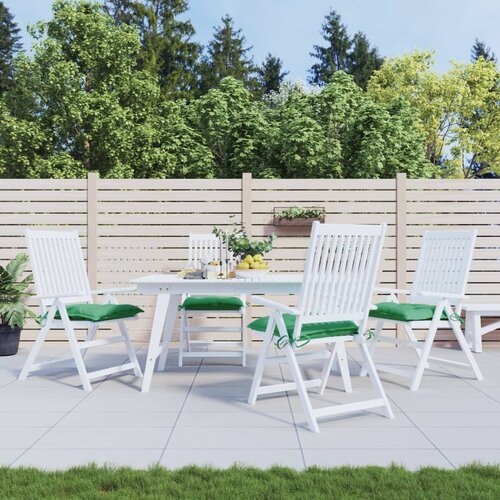 vidaXL Jastuci za stolice 4 kom zeleni 40 x 40 x 7 cm tkanina Oxford Cijene
