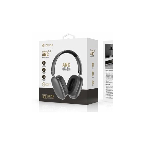 DEVIA Wireless Slusalice EarBass Pro2 Crne Cene