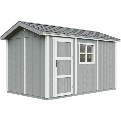 Timbela Vrtna hi&scaron;ica vrhunske kakovosti 8,68 m&sup2; - V252x250x412 cm - s tlemi in bitumenskimi plo&scaron;čicami - M914-CAVERN STEEL, (5000117256) Cene