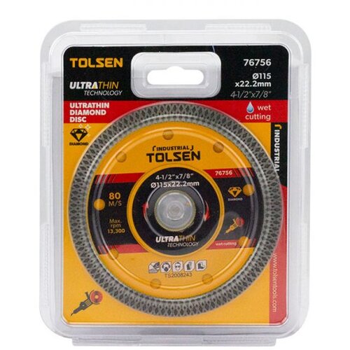  Rezna ploča za građevinske materijale 115x22,2mm Tolsen (76756) Cene