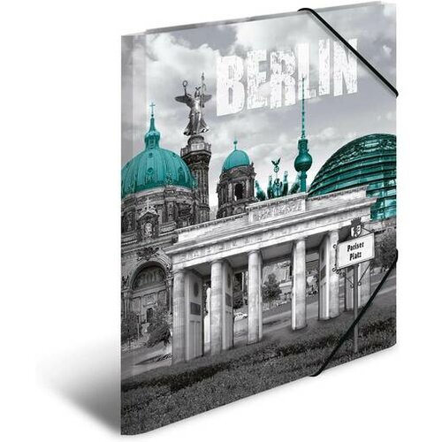 Herma Fascikla PP sa gumicom Berlin 240x320x15mm siva Slike