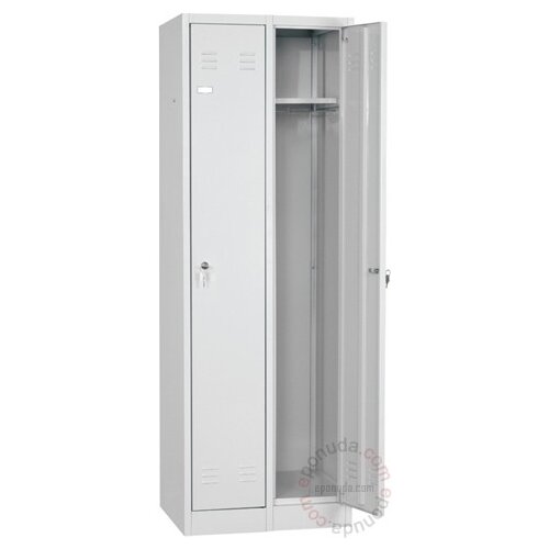 Office Expo Dvodelni garderobni ormar - standard 180x50x60 EXSTEEL19 Slike