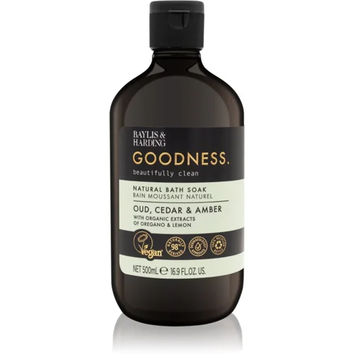 Baylis & Harding Goodness Oud, Cedar & Amber pjena za kupanje 500 ml