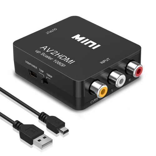 Venisymlis Pretvornik HDMI v AV - adapter za video signal (črn), (22105286) Cene