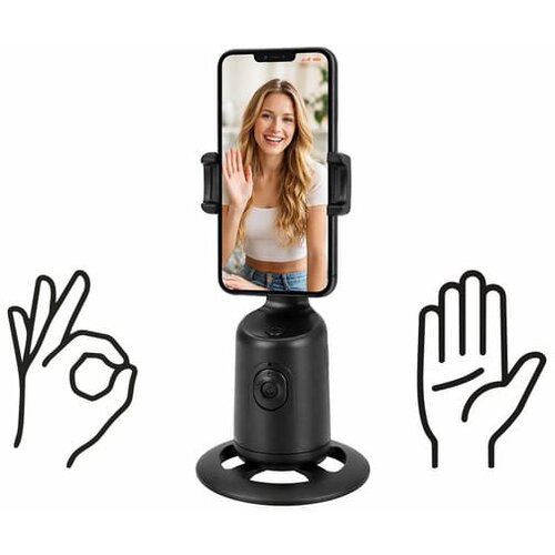  Aku. rotirajući stalak za telefon sa stabilizatorom i automatskim praćenjem lica od 360&amp;deg; Slike