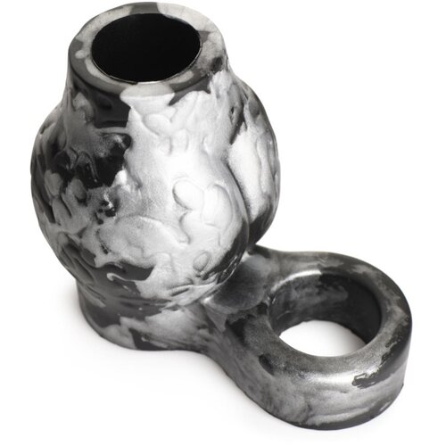 XR Brands Night Prowler Ball Stretcher - Gray Cene