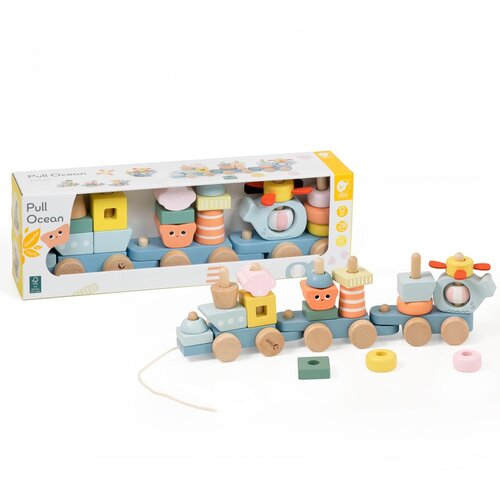 Classic World montessori oceanski vlak drvena slagalica Slike