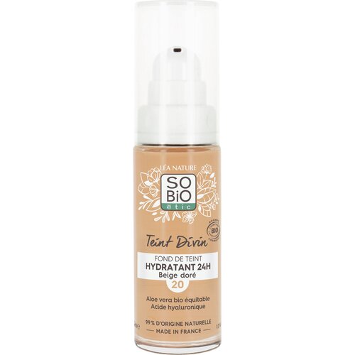 L&amp;Eacute;A NATURE SO BiO &amp;eacute;tic Teint Divin vlažilna podlaga - N&amp;deg;20 Beige Dor&amp;eacute; Slike