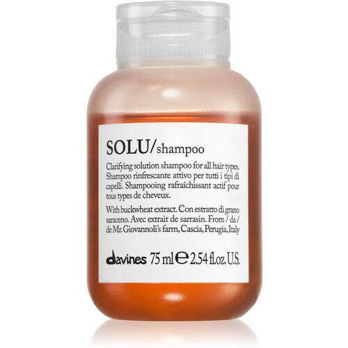 DAVINES Essential Haircare SOLU Shampoo &amp;scaron;ampon za dubinsko či&amp;scaron;ćenje s osvježavajućim učinkom 75 ml Slike