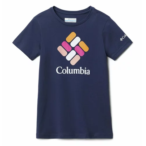 Columbia MISSION LAKE SS GRAPHIC SHIRT Blue