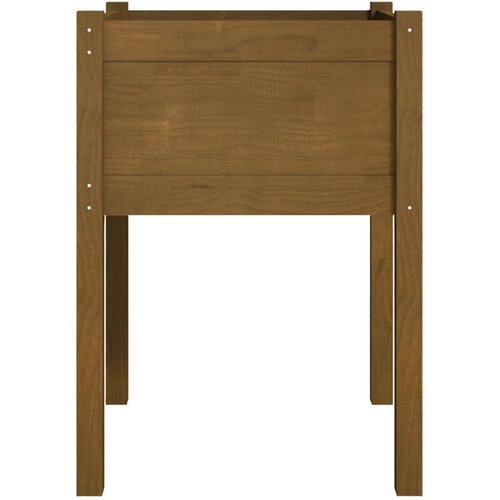  Vrtne sadilice 2 kom boja meda 50 x 50 x 70 cm masivna borovina Slike