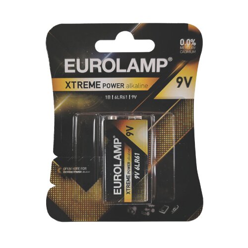 Alkalna baterija Extreme 6LR61, 9V, 1 komad Slike