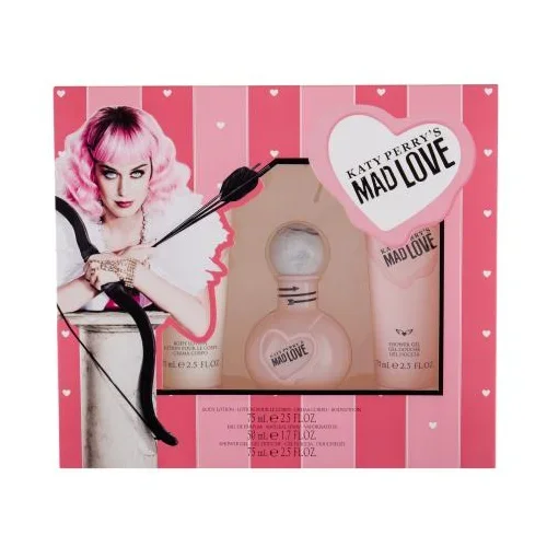 Katy Perry ´s Mad Love Set parfemska voda 50 ml + losion za tijelo 75 ml + gel za tuširanje 75 ml za ženske