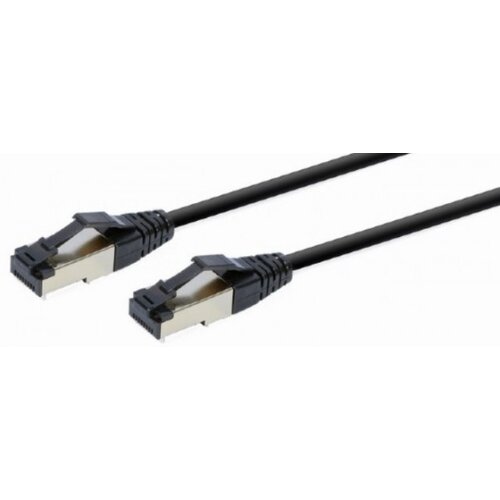 Gembird PP8-LSZHCU-BK-7.5M Mrežni kabl S/FTP Cat.8 LSZH patch cord, crni 7,5m, 42565 Slike