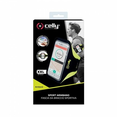 Celly sportska futrola armband za mobilni telefon u žutoj boji Slike