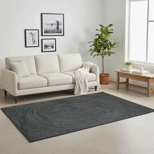  Tepih Tamno siva 160 x 230 cm Juta Slike