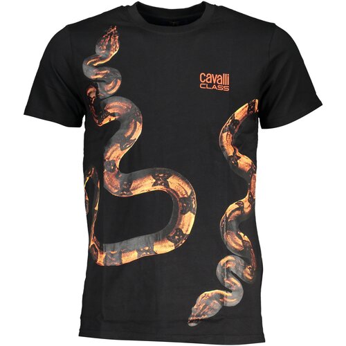 Cavalli Class MEN&#39;S SHORT SLEEVE T-SHIRT BLACK Cene