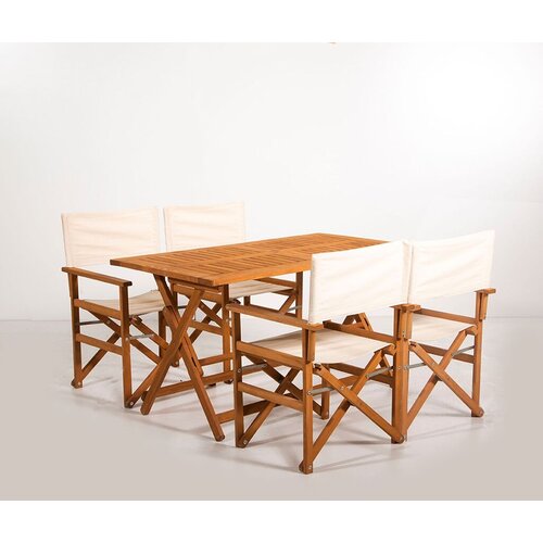 Hanah home Baštenski set sto i 4 stolice MYR01, Krem Cene