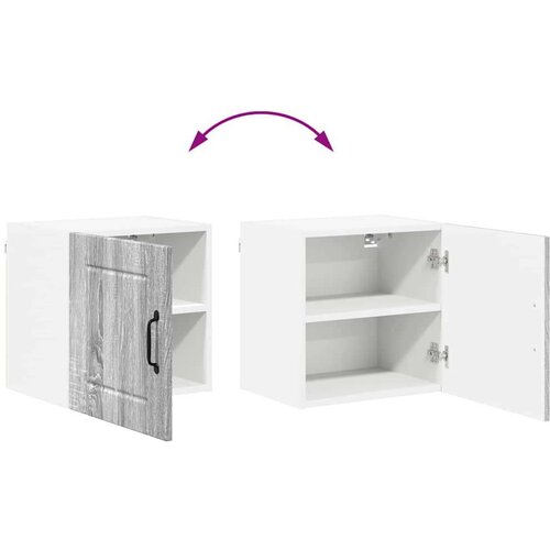VidaXL zidni kuhinjski ormarić 2 pcs siva sonoma 40 x 31 x 40 cm Slike