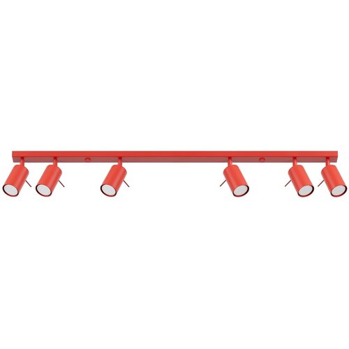 Sollux Lighting Stropna svetilka RING 6L rdeča, (5000285070) Cene