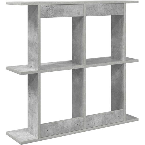  Polica na zidu Zidna montaža Betonska siva 100 x 20 x 75 cm Slike