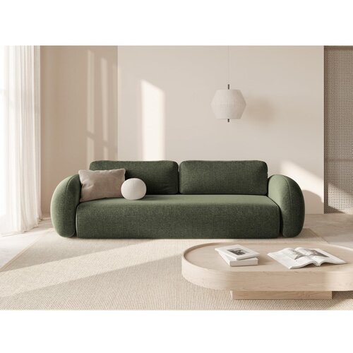 Cosmopolitan Design Zelena raztegljiva/s prostorom za shranjevanje sedežna garnitura iz &amp;scaron;enilje 262 cm Tonale &amp;ndash; Slike