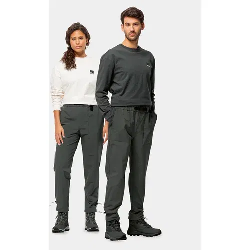 Jack Wolfskin Pohodne hlače Kiebitzweg Pants 1508471 Črna Regular Fit