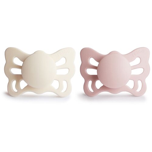 FRIGG® tolažilna duda - silikon Butterfly 0-6 m cream/blush Cene