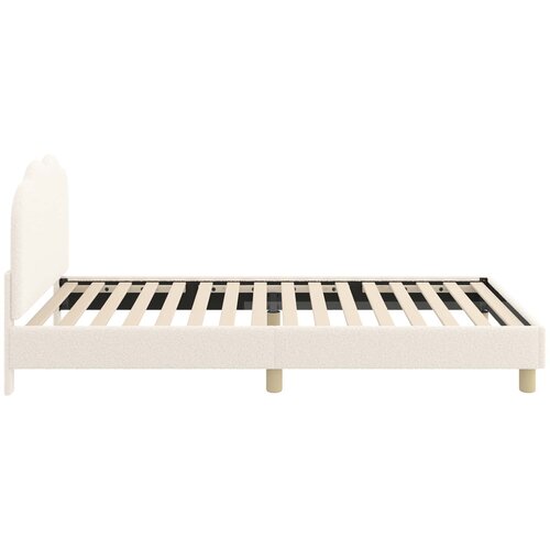  za djecu s uzglavljem Krem 90 x 200 cm Boucl&amp;eacute; Slike