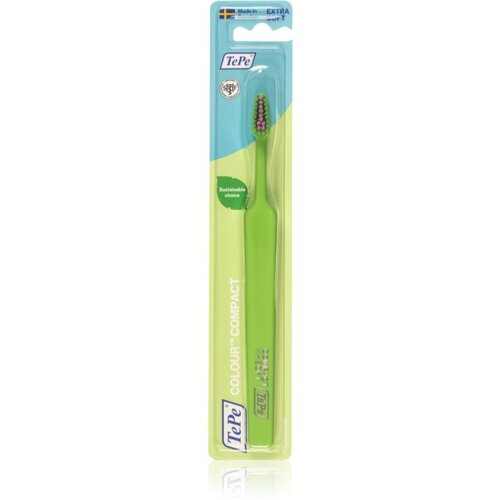 TEPE SWEDEN Colour Compact X-Soft zobna &amp;scaron;četka Green 1 kos Slike