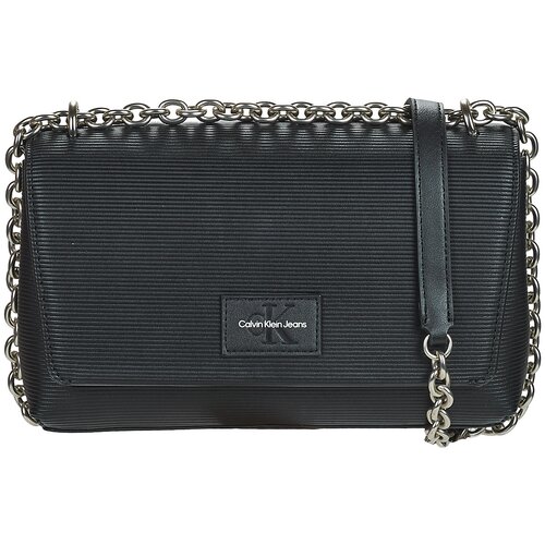 Calvin Klein Jeans Torbe za čez ramo SCULPTED EW FLAP CONV25 CHAIN Črna Slike