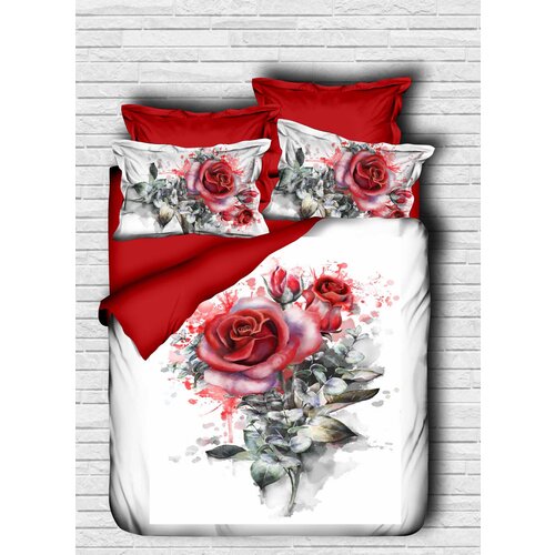  123 redgreenwhite single quilt cover set Cene
