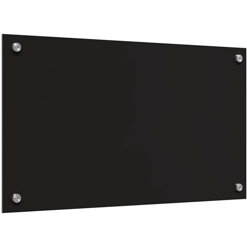 VidaXL Kuhinjski za&amp;scaron;tita Crna 70 x 40 x 0.8 cm Slike