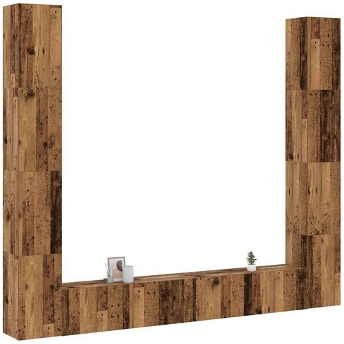  stenska TV omarica, les, starinski les, 100x30x30 cm, 6 kos Cene