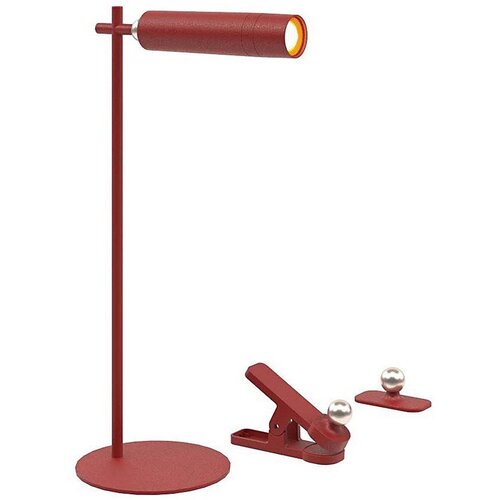  LED prigušiva magnetna stona lampa LED/3W/5V 4000K 1500 mAh crvena Cene