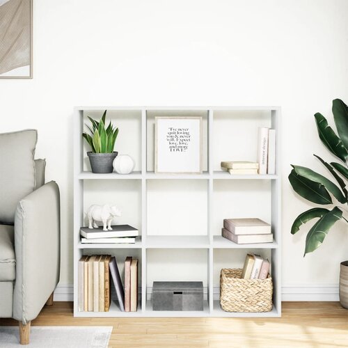  pregrada / regal za knjige bijeli 102x29x103,5 cm drveni Slike