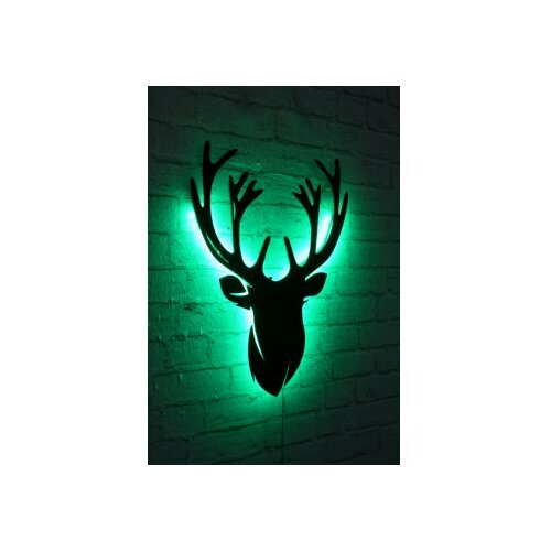 WALLXPERT deer 2 green lampa Slike