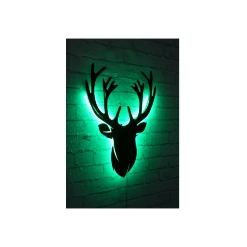 WALLXPERT Deer 2 - Green okrasna razsvetljava, (20813633)
