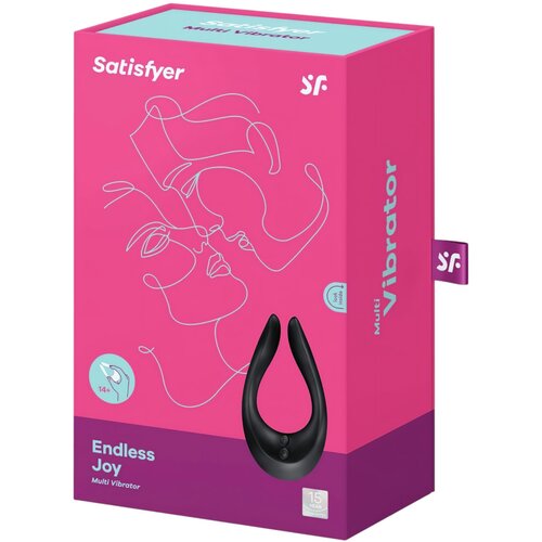 Satisfyer Multi vibrator Endless Joy, črn Slike