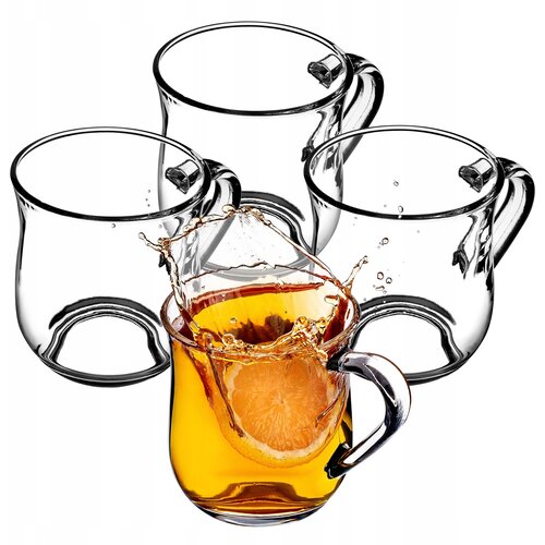KADAX kozarci za kavo in čaj, 320 ml, komplet 4 kozarcev z ročajem, (5000351498) Cene