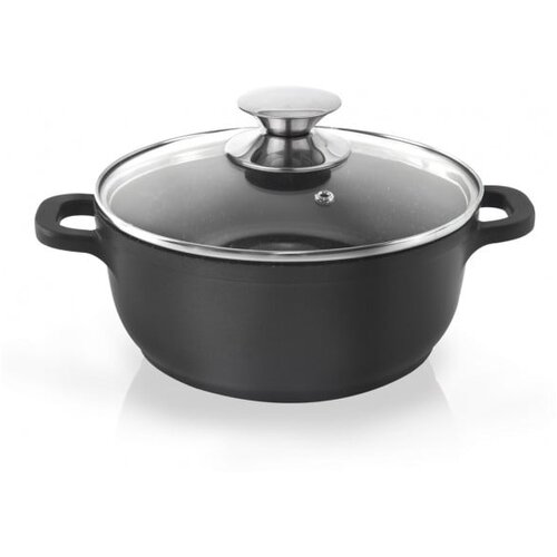 Orion hrnec s nepřilnavým povrchem Pfluon Granit se skleněnou poklicí Grande, ⌀ 20 cm Cijene