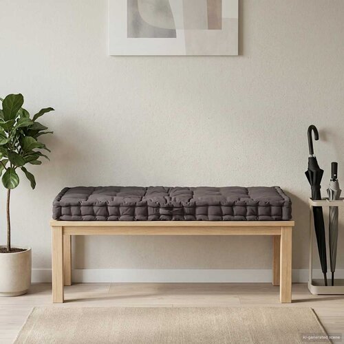  Paletni podni jastuk pamučni 120 x 80 x 10 cm antracit Cene