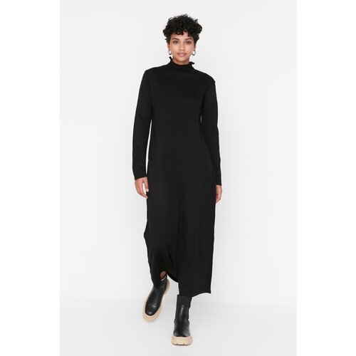 Trendyol Black Turtleneck Knitwear Dress Cene