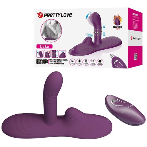  Multifunkcionalni vibrator Luka 300057W, 26cm, Ljubičasti Slike