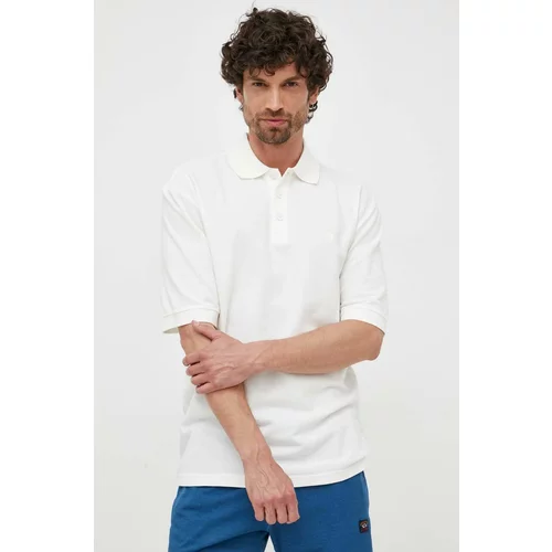United Colors Of Benetton Pamučna polo majica boja: bijela, glatki model
