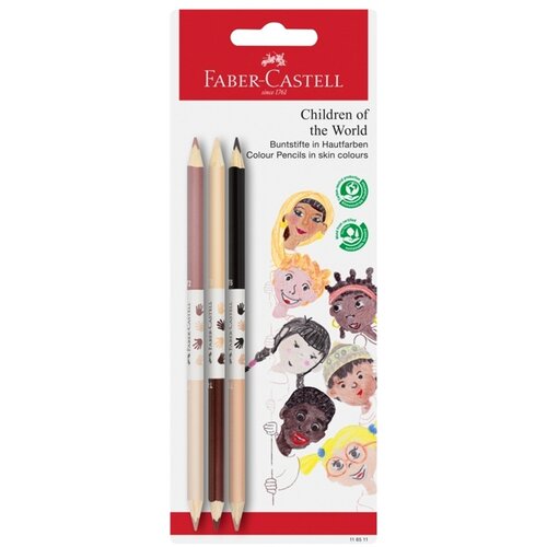  Set bojica Faber Castell Children of the World 3 kom (Dvostrane bojice) Cene