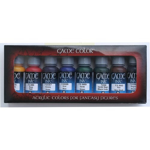 Vallejo Game Color Set: Inks (8 Farben) - 1 set. Slike