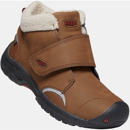 Keen Brown children&amp;#039;s leather winter shoes Kootenay III - Boys Slike