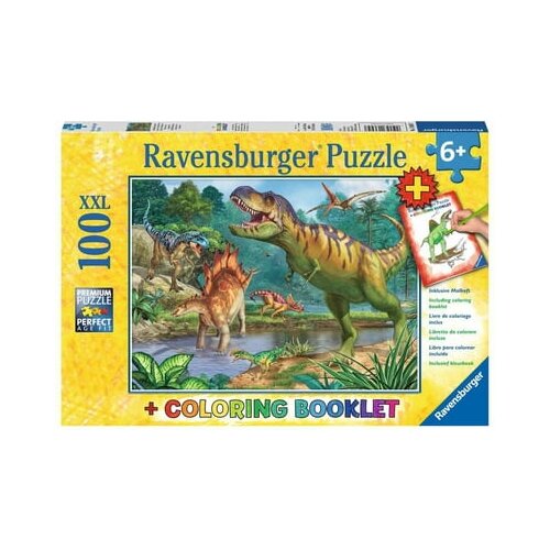 Ravensburger Puzzle - Svet dinozavrov, 100 delov XXL Slike