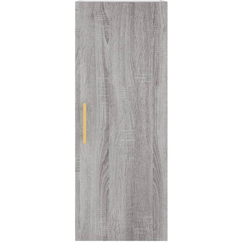  Visoka komoda siva sonome 34,5x34x180 cm od konstruiranog drva Slike